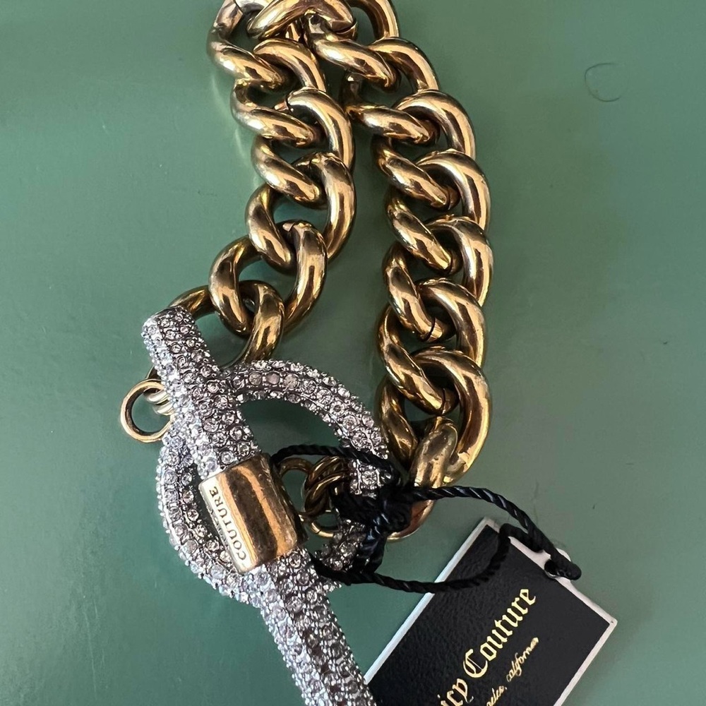 Juicy Couture Bracelet (Gold with Silver Clasp)